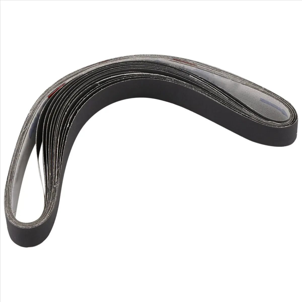 【~ NEW N21R】12Pcs 1 x 30 Inch Silicon Carbide Fine Grit Sanding Belts 400, 600, 800, 1000 Grits