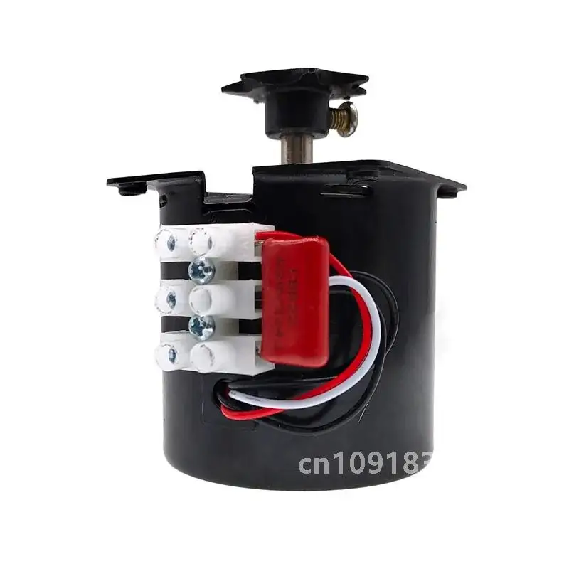 60KTYZ Claw Pole Synchronous Motor  AC220V 14W Gear Motor With Chain Gear 2.5RPM 5RPM 10RPM Permanent Magnet Incubator Motor