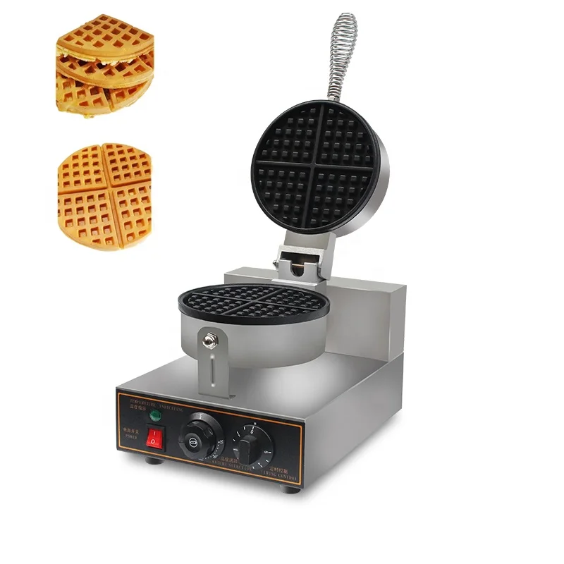 Hot Sale Stainless Steel Bubble Waffle Machine Commercial Snack 4 Grid Belgian Waffle Machine