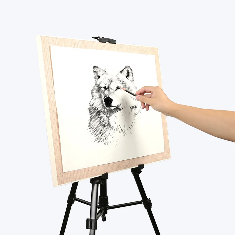 50-150CM Adjustable Portable Metal Sketch Easel Stand Foldable Travel Aluminum Alloy For Outdoor Painting Artist Art Supplies