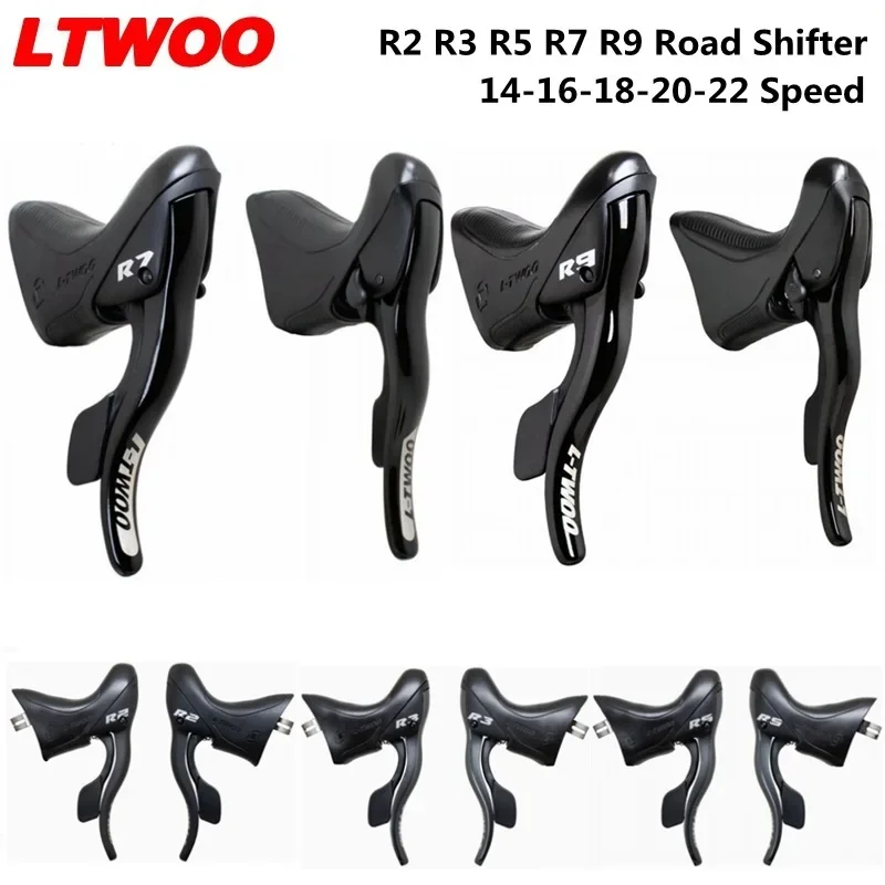 

LTWOO 14s 16s 18s 20s 22s Shifter 2x7 2x8 2x9 2x10 2x11 Speed Road Bike Shift Lever Brake For 5800 R7000 6800 R4700 Claris Sora