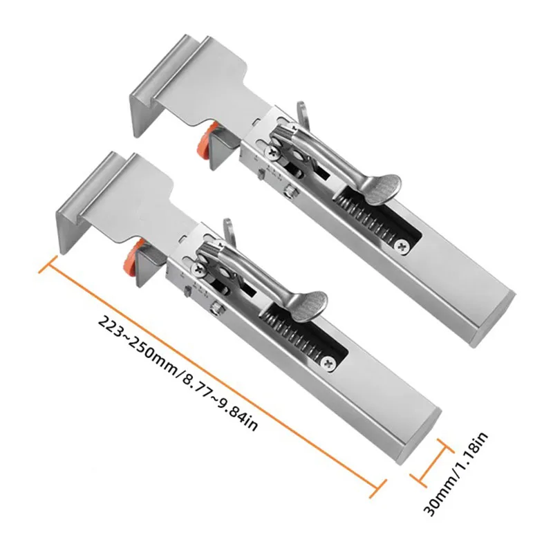 Push-In Drawer Fastening Clips Drawer Front Mounting Clips For Accurate And Fast Installation OF Adjustable Drawer Fronts