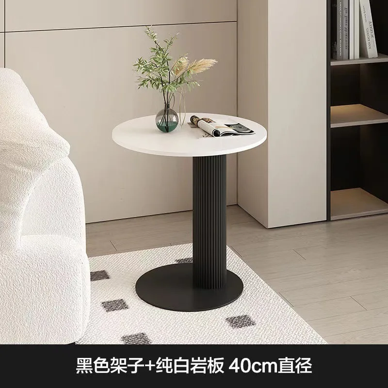 HYS minimalist coffee table sofa  small apartment side table coffee table mobile modern minimalist wrought iron small