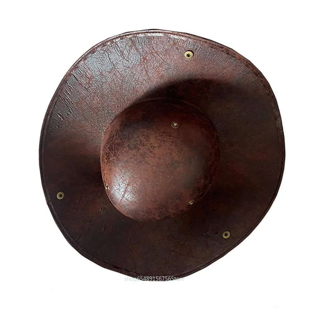 الكابتن قبعة قبعة قرصان جاك سبارو تأثيري خمر فو الجلود زر حفلة تنكرية الرجال النساء تريكورن قبعة القراصنة قبعة