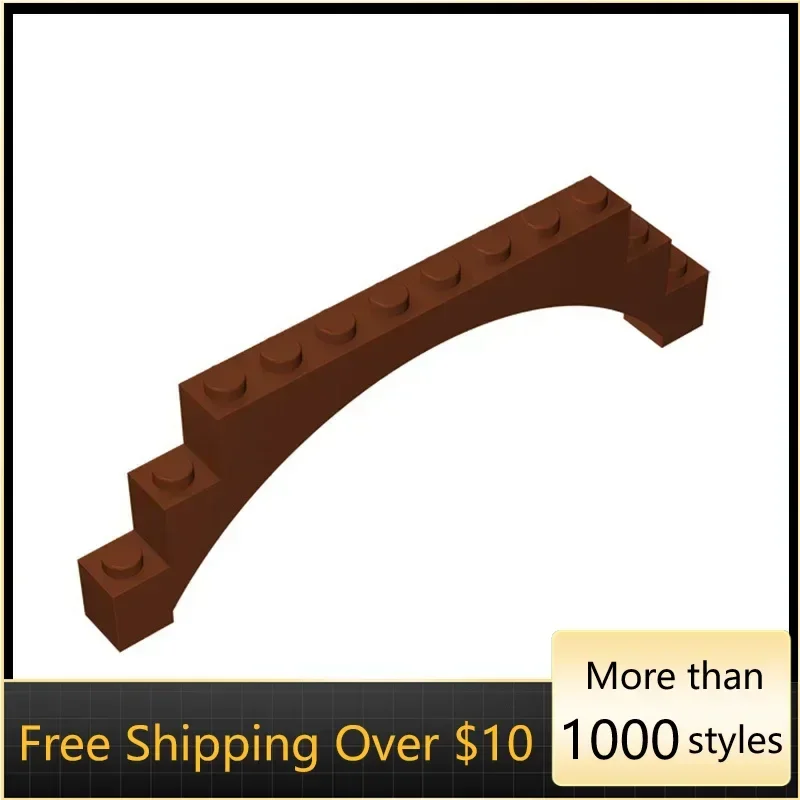 

10 шт., высокотехнологичные сборные частицы 18838 14707 1x12x3, арочные строительные блоки, комплект сменных деталей, игрушки для детей, подарки