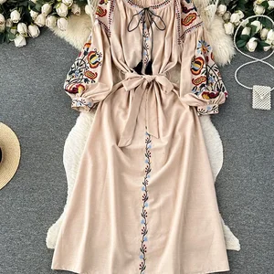 7 principais vendas saia linho bordada - №1