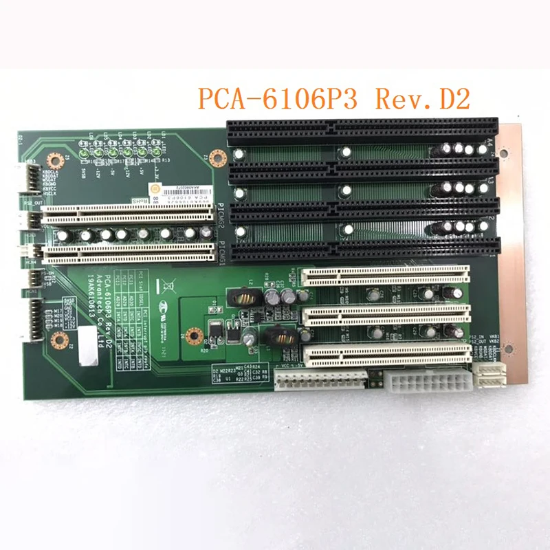 For Advantech Industrial Control Base Plate High Quality Fully Tested Fast Ship PCA-6106P3 Rev.D2