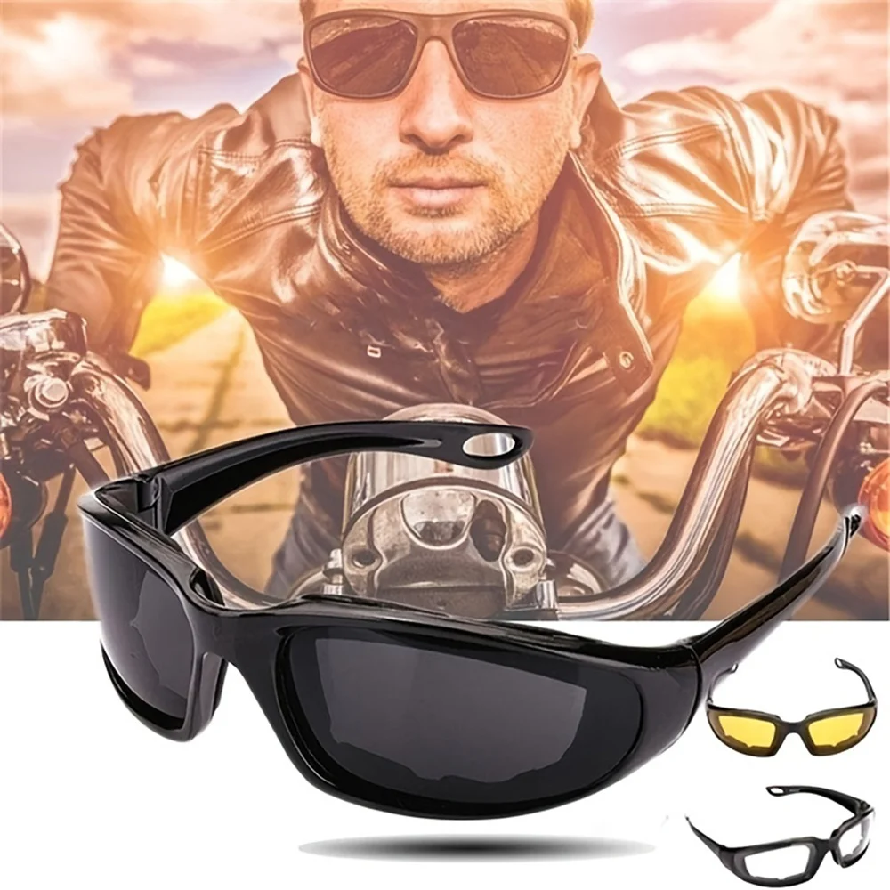 Riding Goggles Tactical Hunting Shooting Air Cushion Motorcycle Protective Goggles Windproof Glasses Motorcycle Goggles For Dust