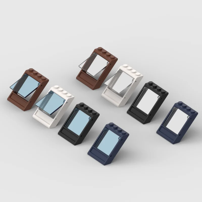 *Window Frame 4 x 4 x 3 Roof* 10pcs DIY enlighten block brick part No. 60806 86210 Compatible With Other Assembles Particles