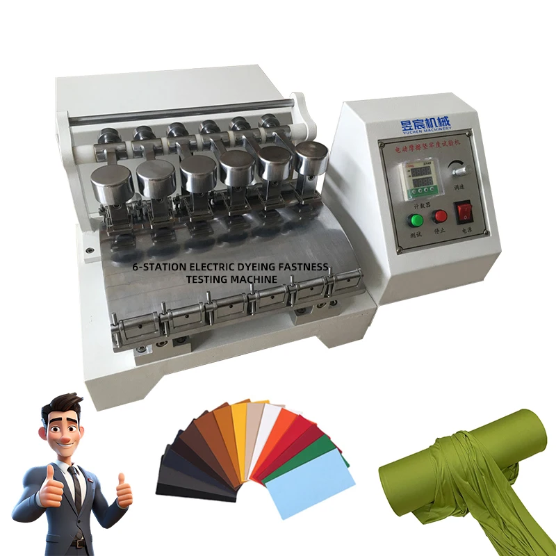Textile Rub Dyeing Fastness Tester Digital Electric Friction Testing Machine 220V High Accuracy  Color Fastness