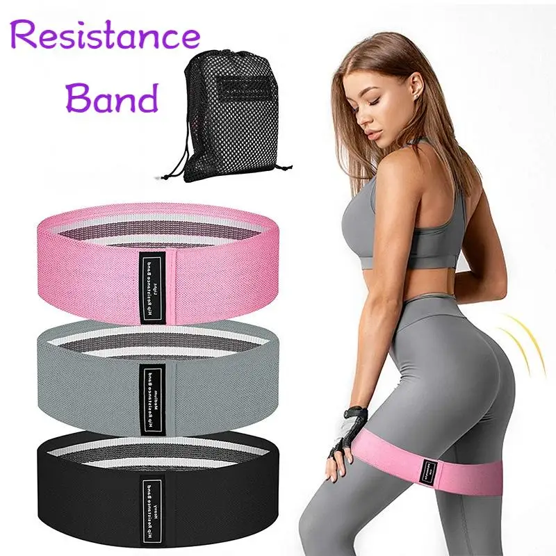 

Hip Strength Training Resistance Band Set Yoga Exercise Resistance Band Squat Booty Circle 3-Pack Resistance Bands for Squats