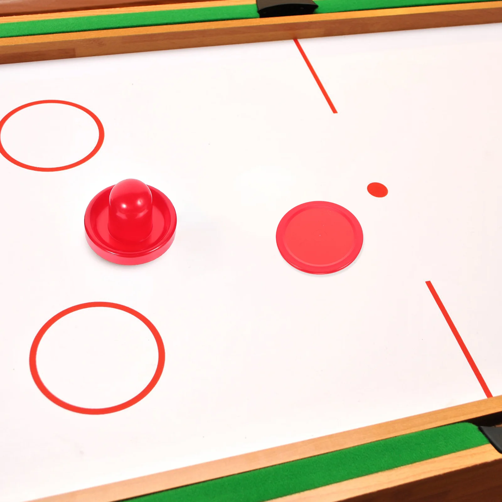 

Yardwe 16pcs Striker Mallet Set Replacement for Kids Air Hockey Table Indoor Push Game Suit Velvet Size