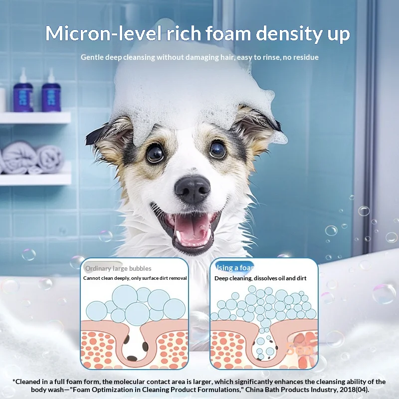 Espumador automático recargable para baño de perros y gatos: burbujas - imagen 5