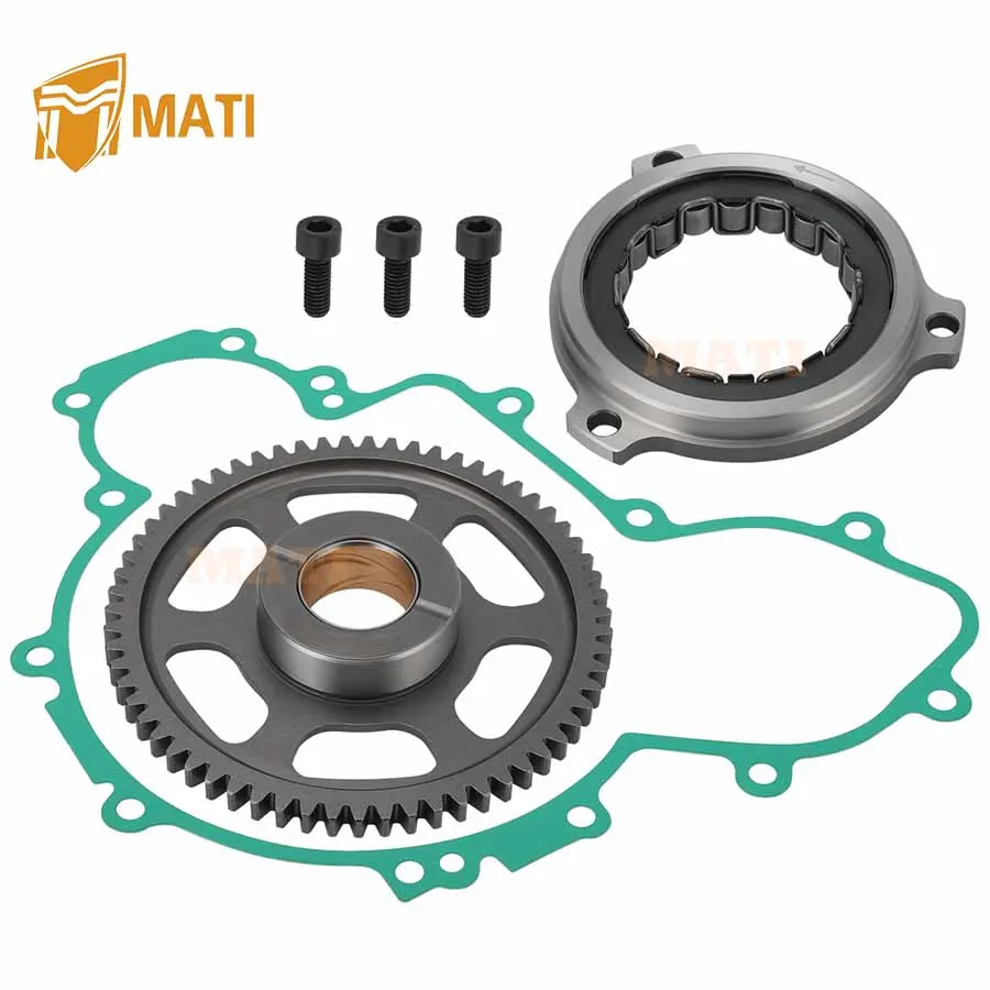 M MATI Starter One Way Clutch Idler Gear Gasket Kit for Polaris RZR 900 XP 2011-2012 RZR 900 XP 4 2012 6230467 1204184