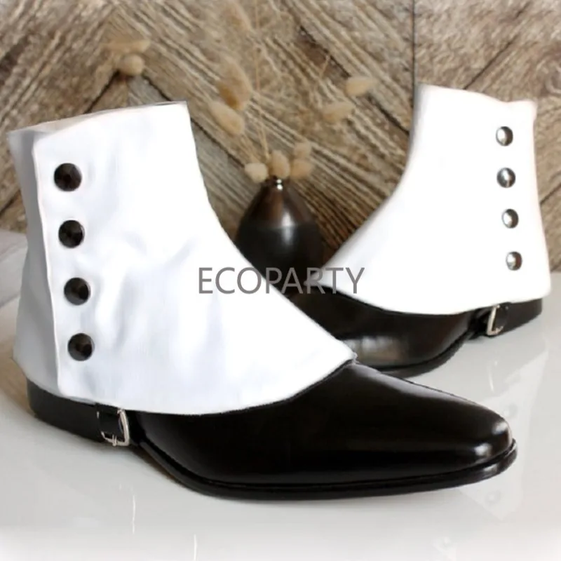 Medieval Retro Knight Boot Cover Spats Victorian Shoes Covers Spats Renaissance Costume Accessories for Women Men Gifts