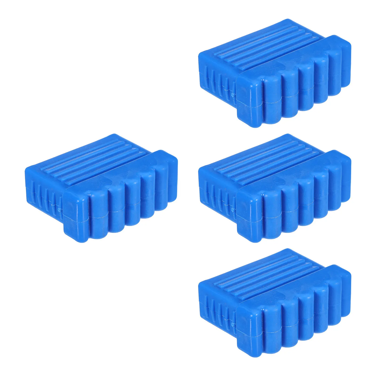 4Pcs Ladder Feet Caps Anti-Slip Stabilizer Pads Protective Covers for Extension Ladder Safety Floor Furniture Protection 2x5.7cm