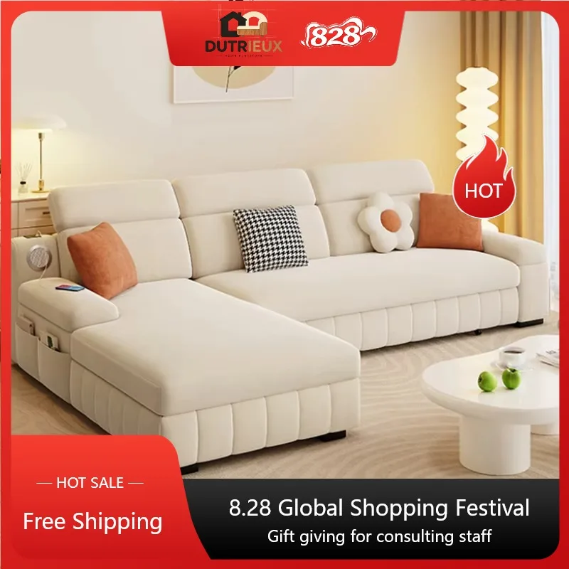 Cute Fancy Couches Sofa Simple Foam Speaker Folding Living Room Sofa Bed Puffs Modern Design Divani Da Soggiorno Home Furniture