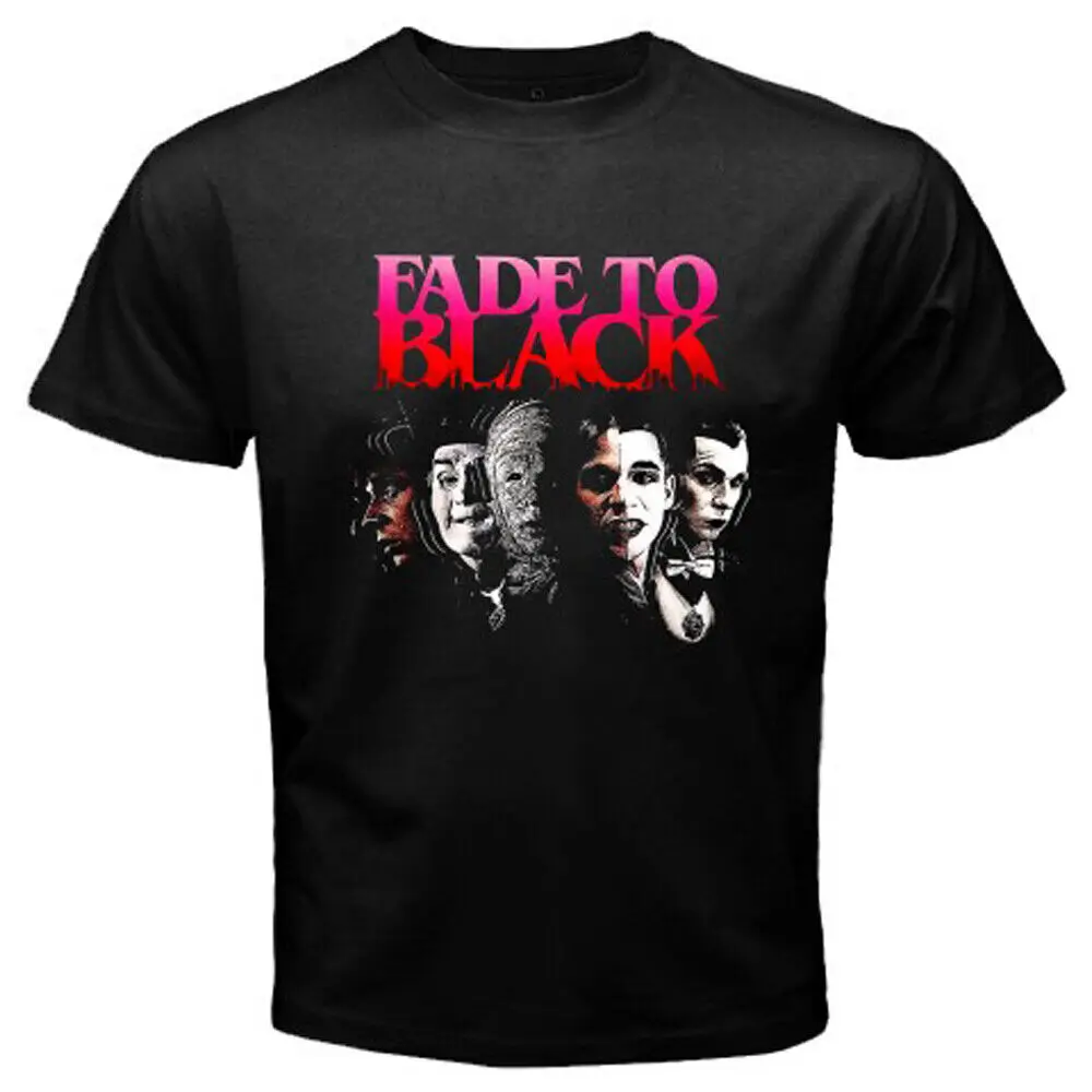 

Fade To Black Horror Movie Men's Black T-Shirt Size S-5XL