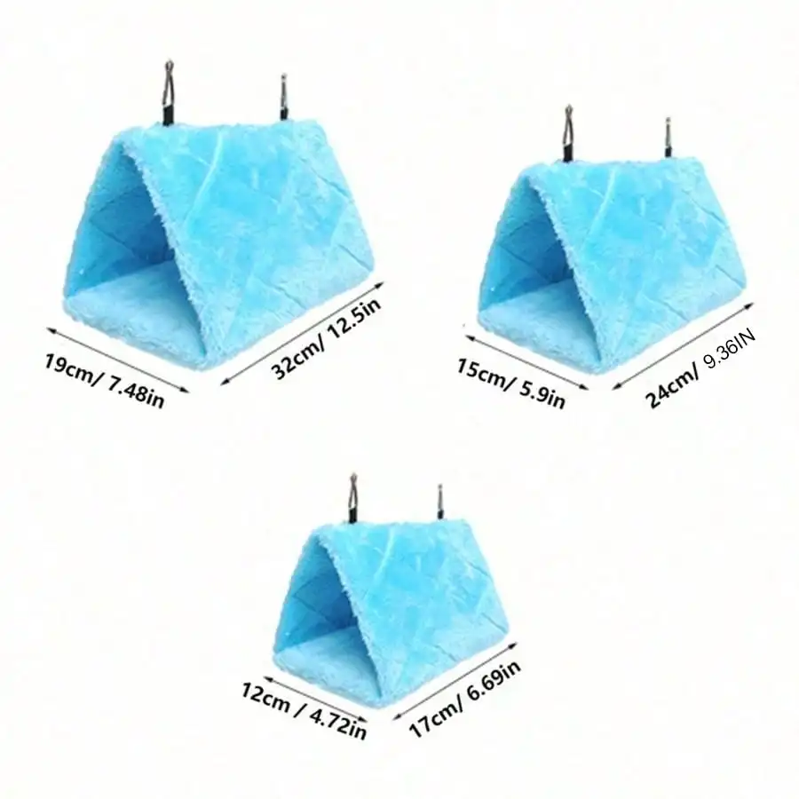 1 Piece, Random Color and Style Shipped, Triangular Bird Nest, Sleeping Nest, Winter Warm Hammock, Parrot Nest, Bird House