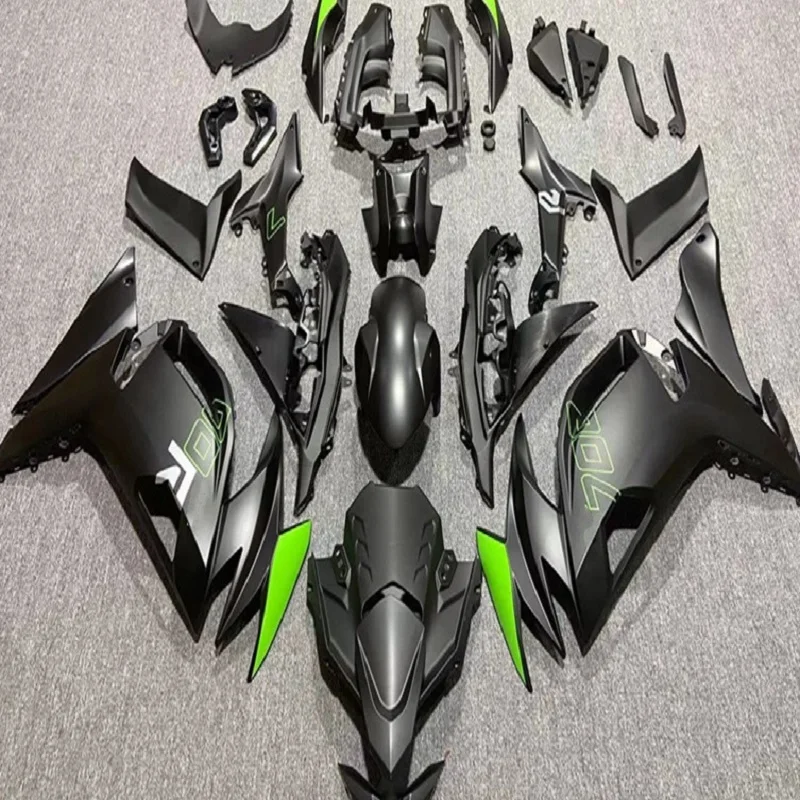 New ABS Fairings Kit Fit for Kawasaki Ninja 650 ER6F 2020 2021 2022 2023 Bodywork Set Custom black green 20 21 22 23