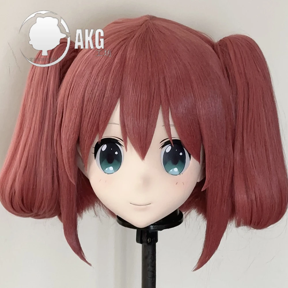 

(AL220)Customize Character Crossdressing Female/Girl Resin Full/Half Head With Lock Anime Cosplay Japanese Animego Kigurumi Mask