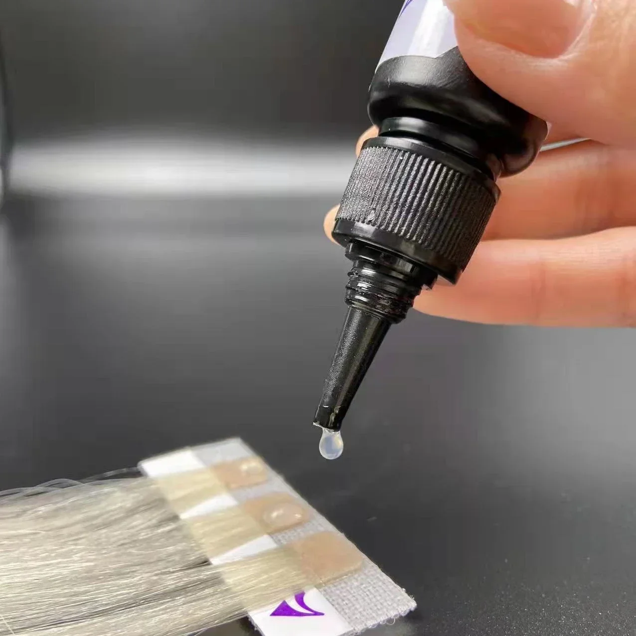 10pcs Factory Hot Selling Hair Extension Tools Invisible Adhesive V Light Hair Extension Glue