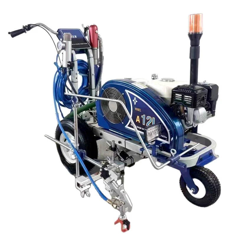 

Cold Painting Road Line Marking Machine LS 850 With One Gun for Home Use Line Striping