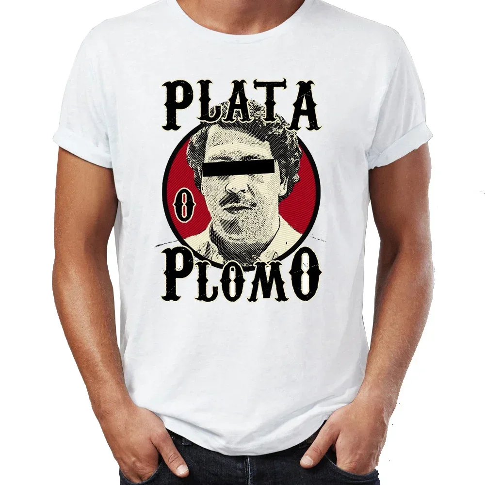 new Men streetwear short sleeve t-shirt  Pablo Escobar Badass Awesome Artwork Printed t shirt funny tees tops harajuku