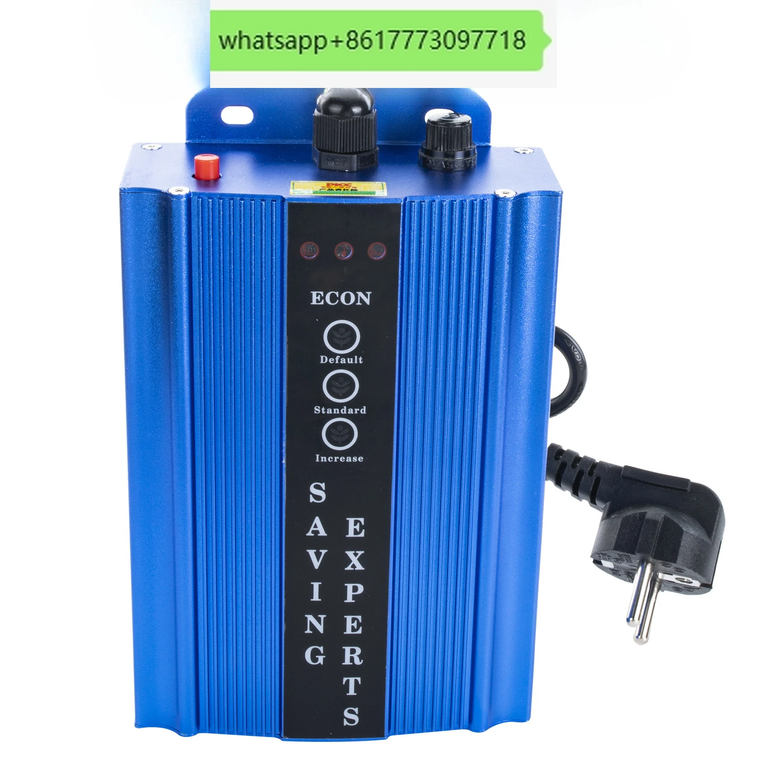 

3 Mode Power Factor Saver Plug in Electricity Saving Box Electric Bill Killer For Home Energy Saving Device 150KW-300KW