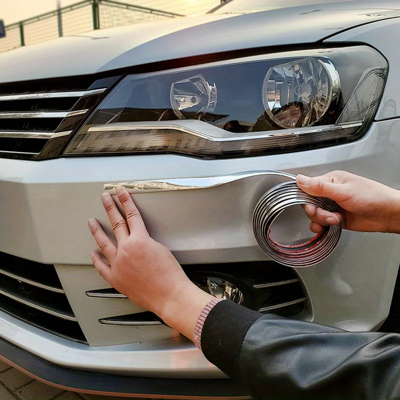 

Universal Chrome For PVC Car Window Trim Strip Door Edge Protector Bumper Guard Styling Accessory