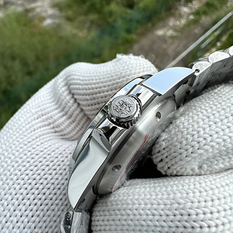 STEELDIVE Men Automatic Watch 41MM GMT Mechanical Wristwatch Diver 30ATM Waterproof Luminous Sapphire Mirror NH34