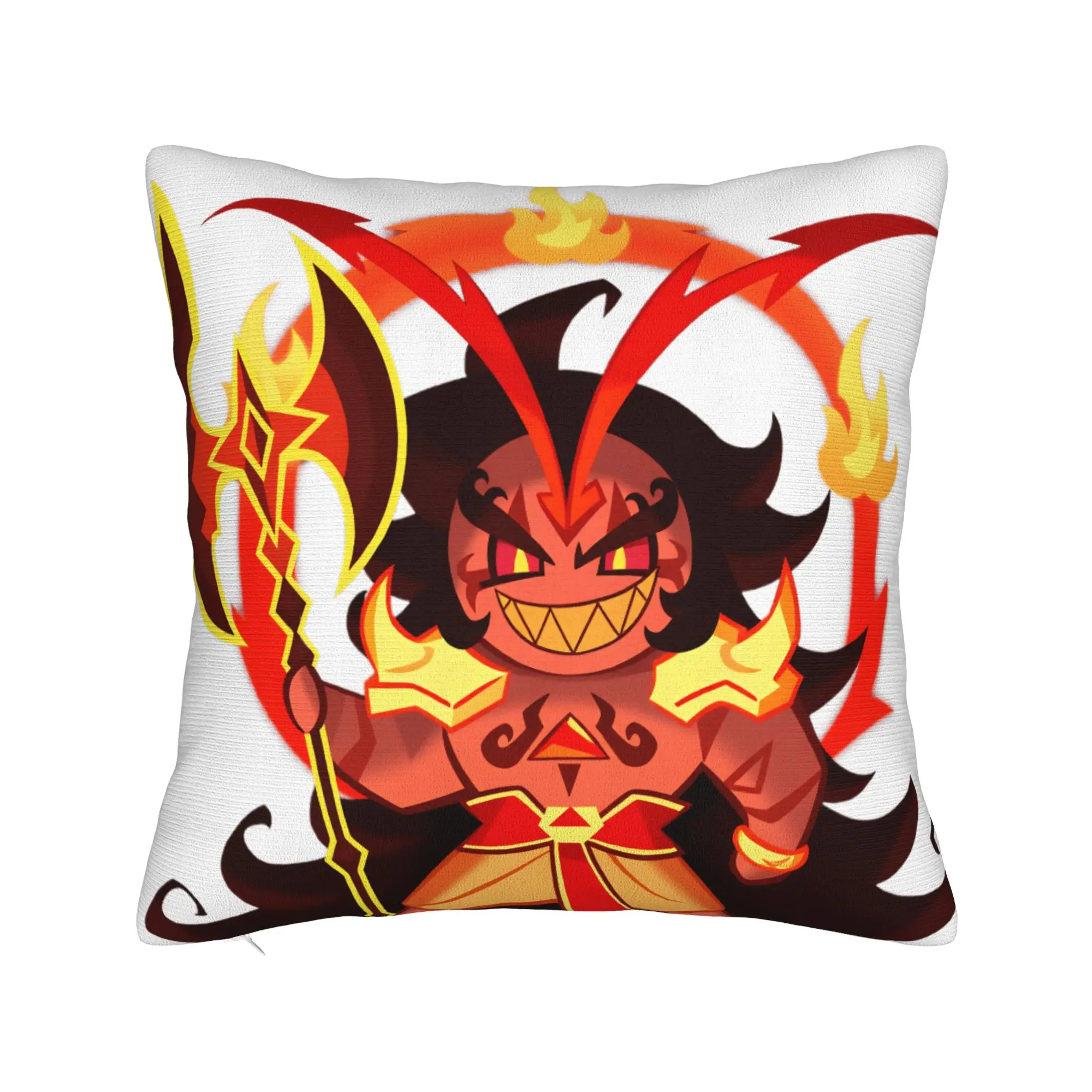 Pillow Cover Burning Spice Cookie  Funny Pillow Case For Couch Sofa Bedroom Pillowcases