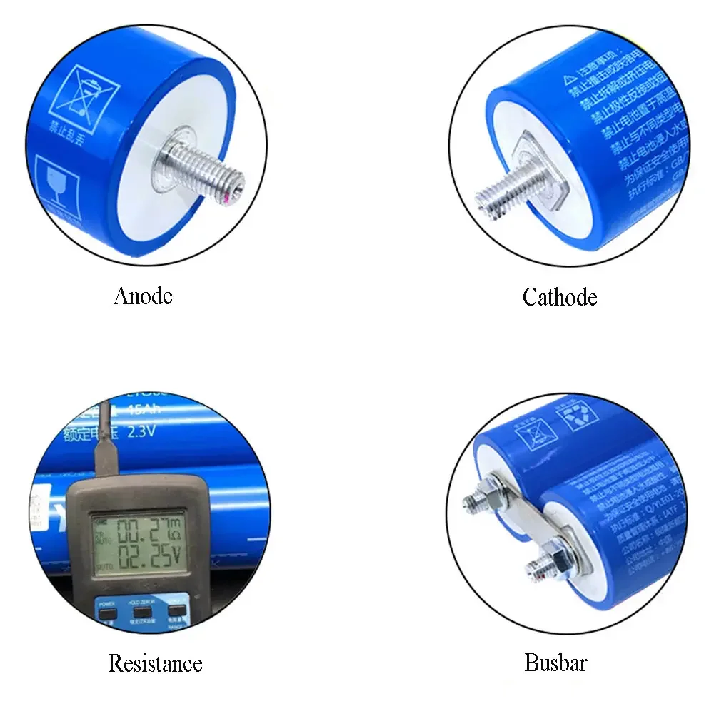 

66160 Rechargeable Lithium Titanate Battery 2.3V Yinlong Lto 35Ah Lto Battery Cell