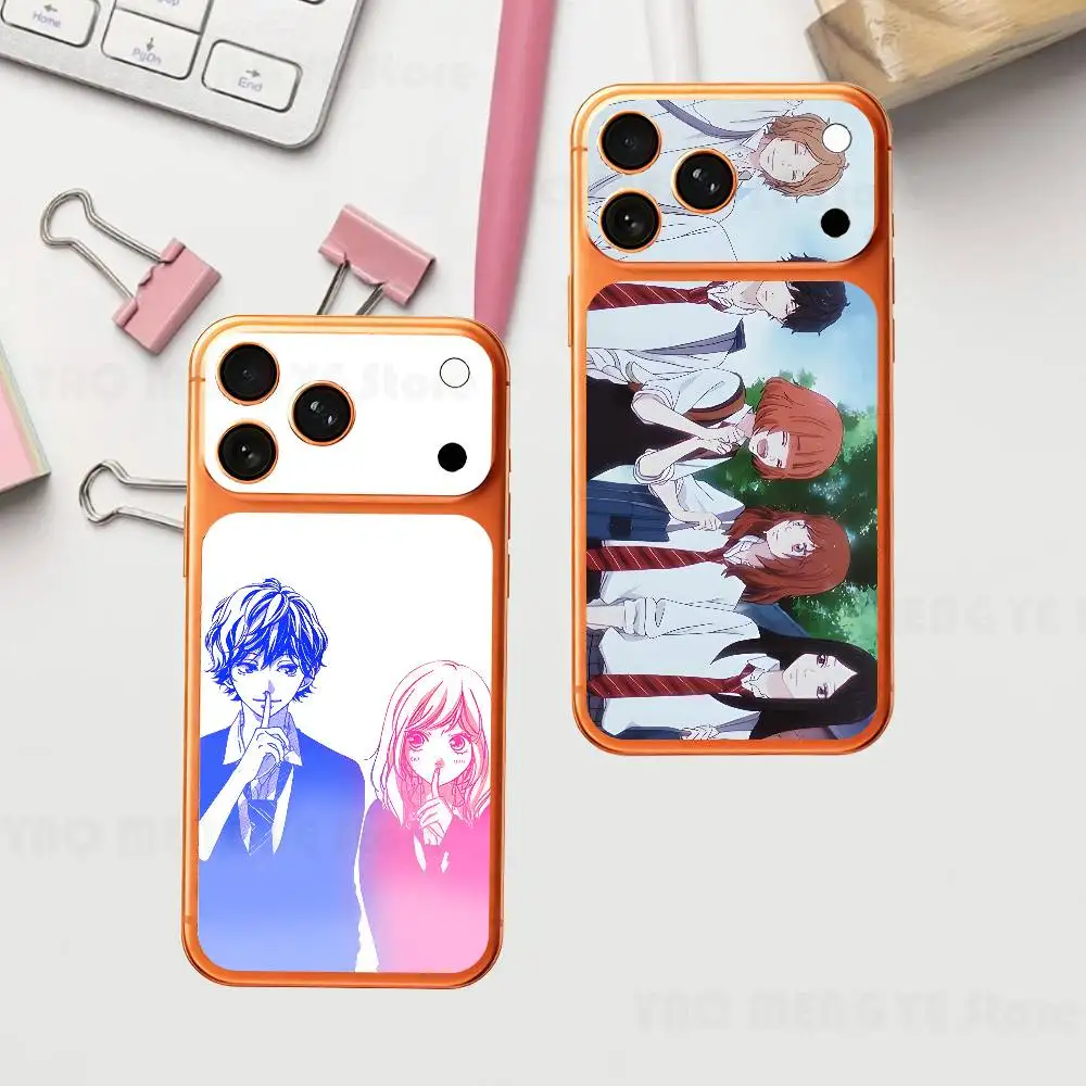 

Blue S-Spring Ride Anime Plain Decal Skin For IPhone17 Pro ProMax Back Film Cover Wrap Anti-scratch Durable Sticker