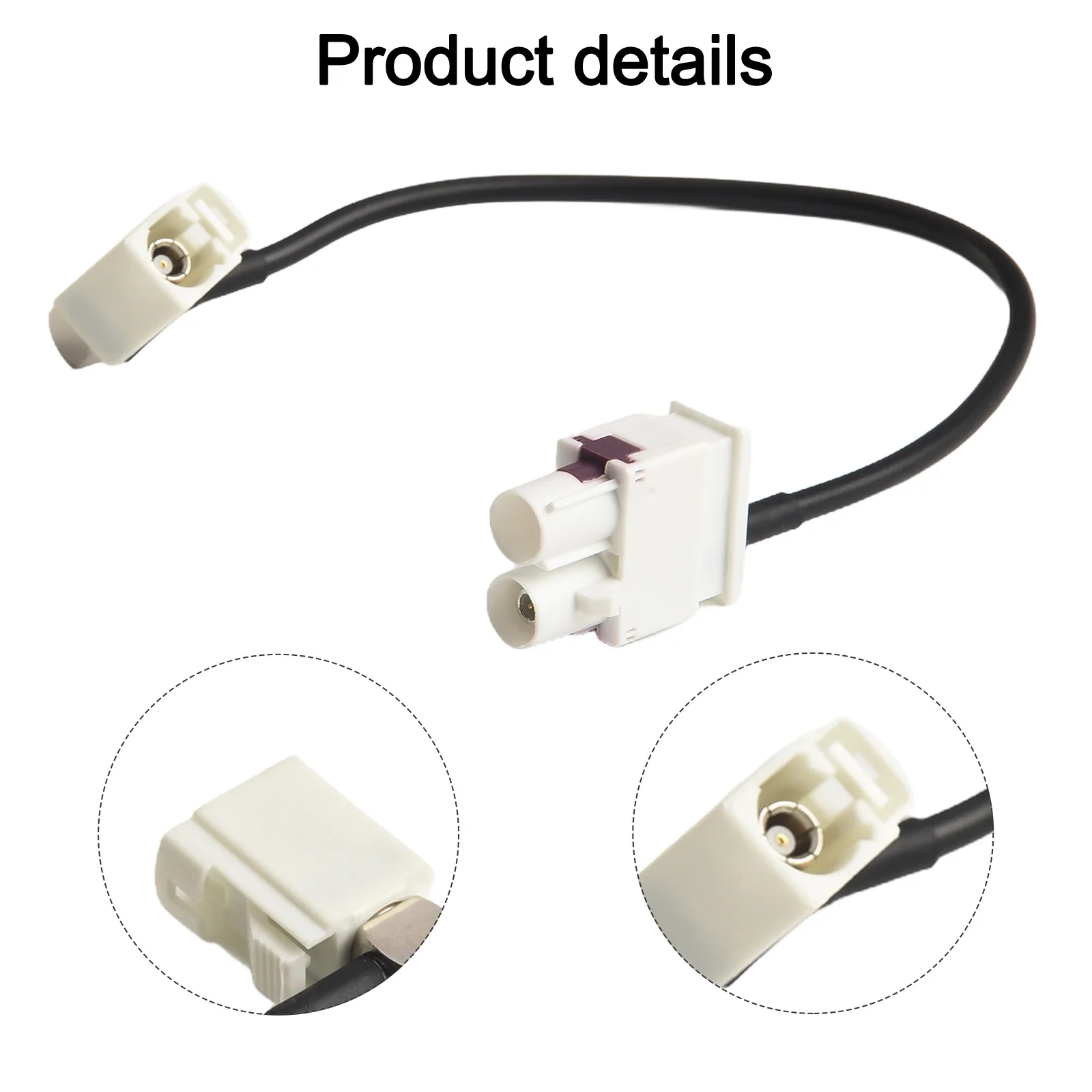 Antena aérea adaptador de antena conector para assento adaptador aéreo rádio do carro rcd510 rcd310 rns510 carro caminhão nenhum