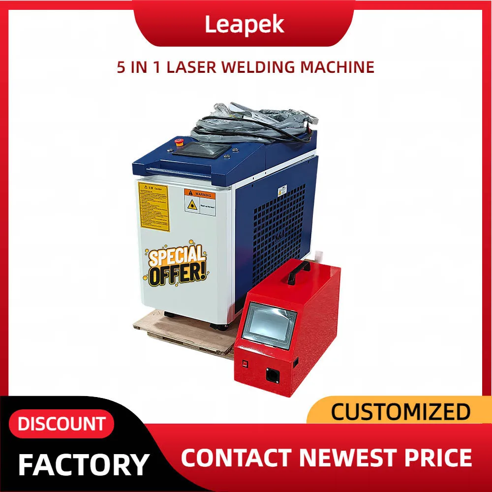 

4 in 1 5 in 1 Functional Portable Carbon Steel Stainless Steel Aluminum Welding Fiber Laser Welding Machine