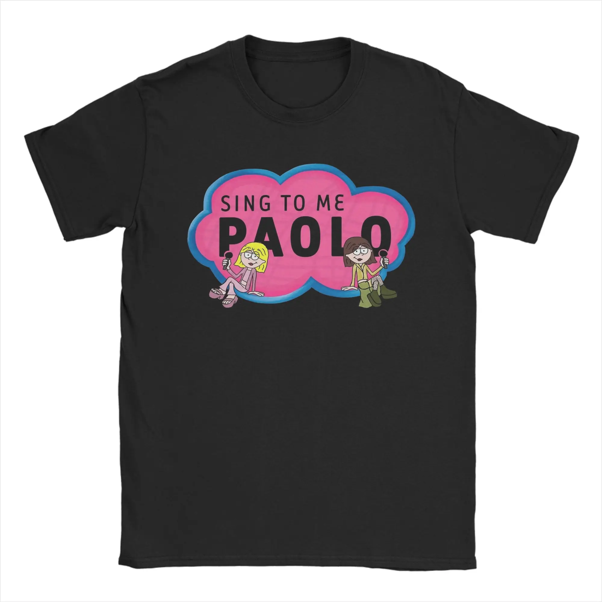 Men T-Shirt Lizzie McGuire Novelty Cotton Tee Shirt Short Sleeve  T Shirts Round Collar Clothing Classic