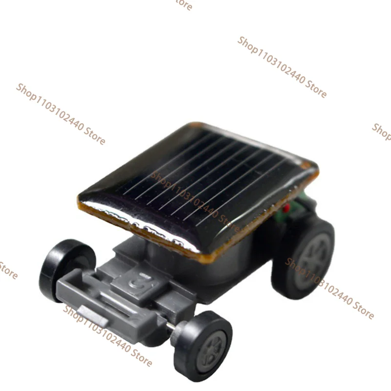 Mini carro de corrida de energia solar, brinquedo educacional STEM para crianças, dispositivo de experimento científico engraçado, sem necessidade de baterias, presente legal