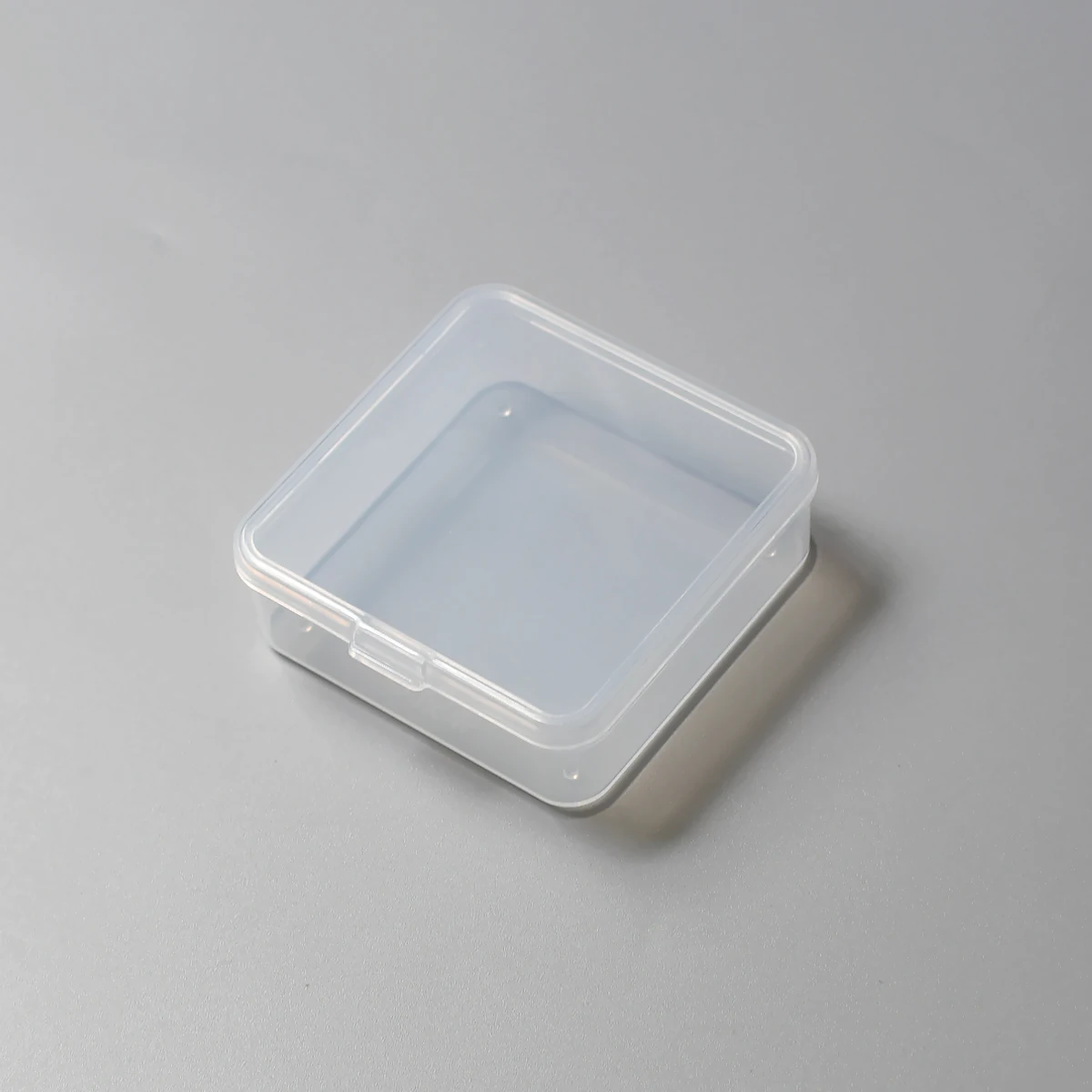 Small Square Storage Box  Food Grade PP Transparent Mini Case Clear Plastic Jewelry Earrings Rings Beads Plastic Packaging Boxes