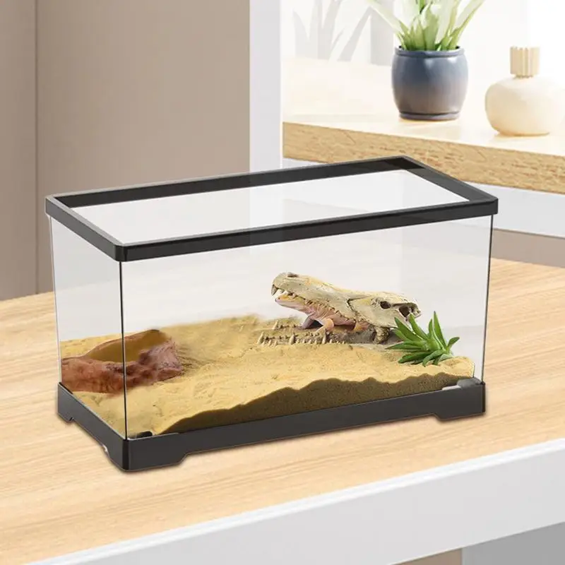 

Turtle Starter Kit Turtle Cage Bottom Drainage Aquarium Terrarium For Tortoise Hermit Fish Amphibians Snake Gecko Chameleon Frog