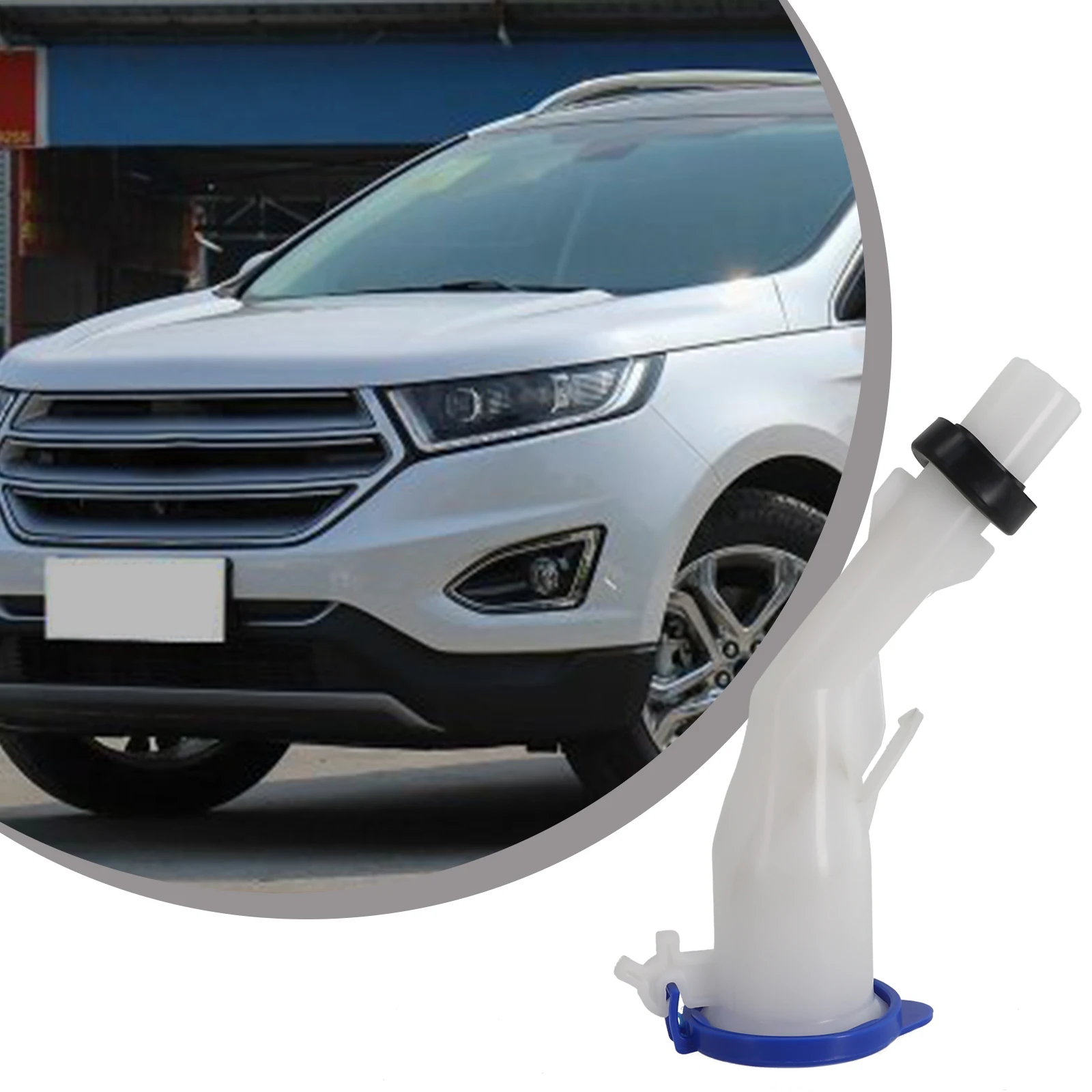 

Car Windshield Washer Fluid Reservoir Wiper Watering Add Water Pipe Cap For Ford Focus 12-17 CP9Z-17A605-A Plastic Car Accses