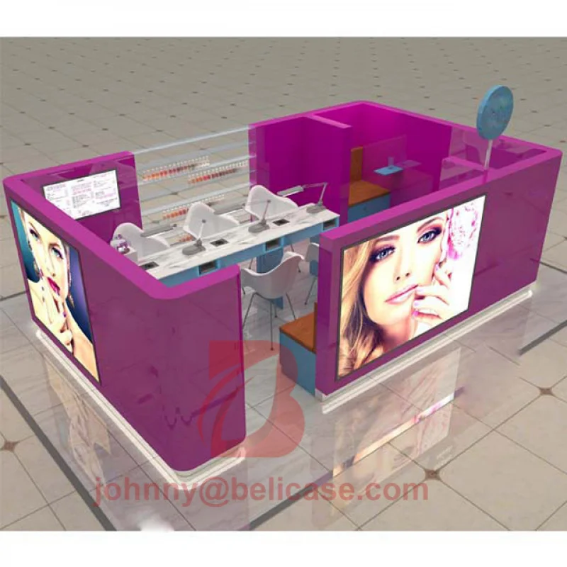 (Disesuaikan) murah alis kuku threading mall kios desain obral