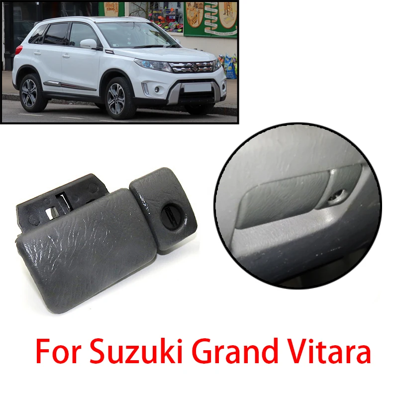 Cerradura de guantera para coche, manija de cierre para Suzuki Jimny Grand Vitara 1998 2003 2011 2007, piezas de repuesto, accesorios interiores grises