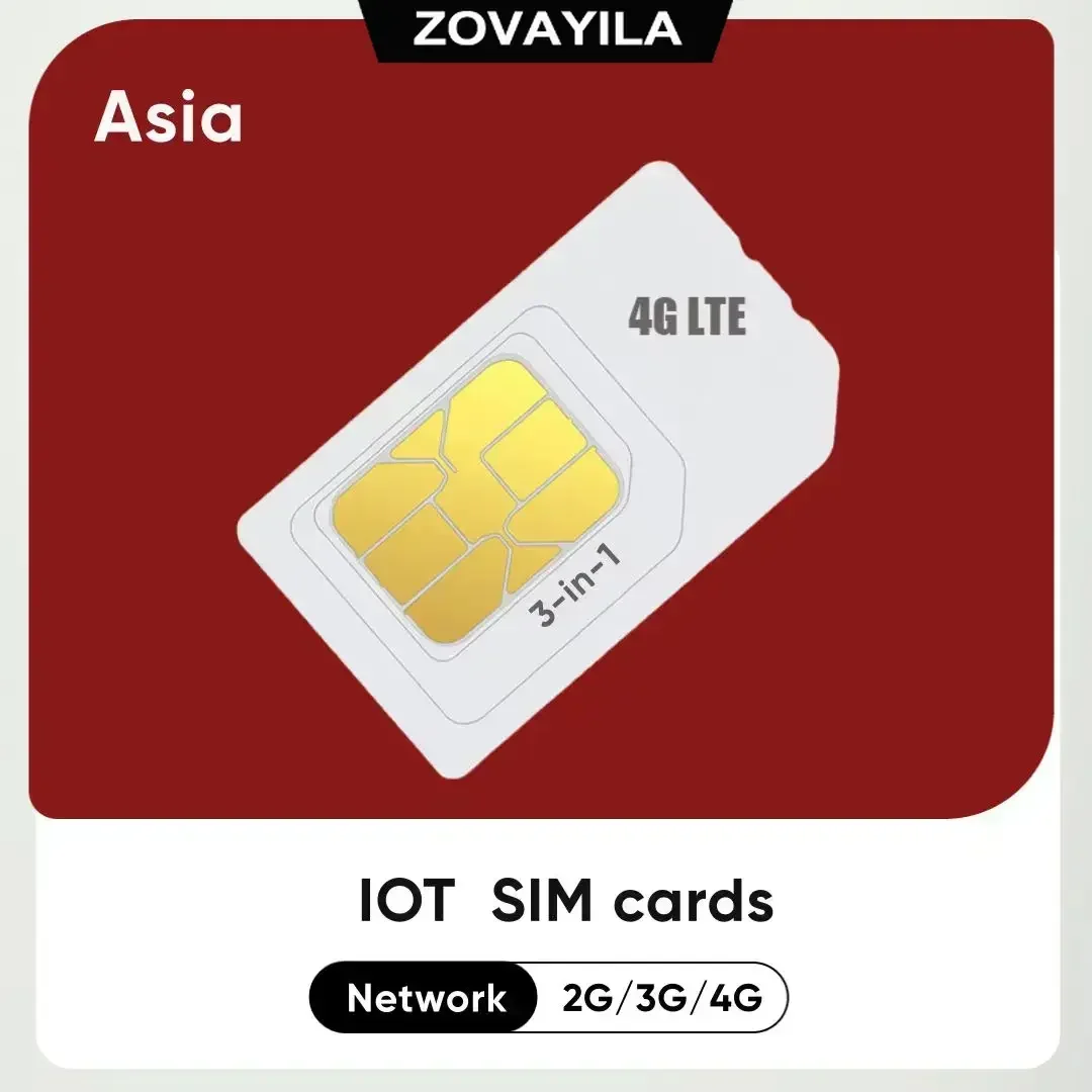 LTE 스마트 추적 장치, SIM 카드, 6GB, M2M, 4G, 칼라 GPS 카메라, 공유 장치, 아시아 국가 사용, 범용