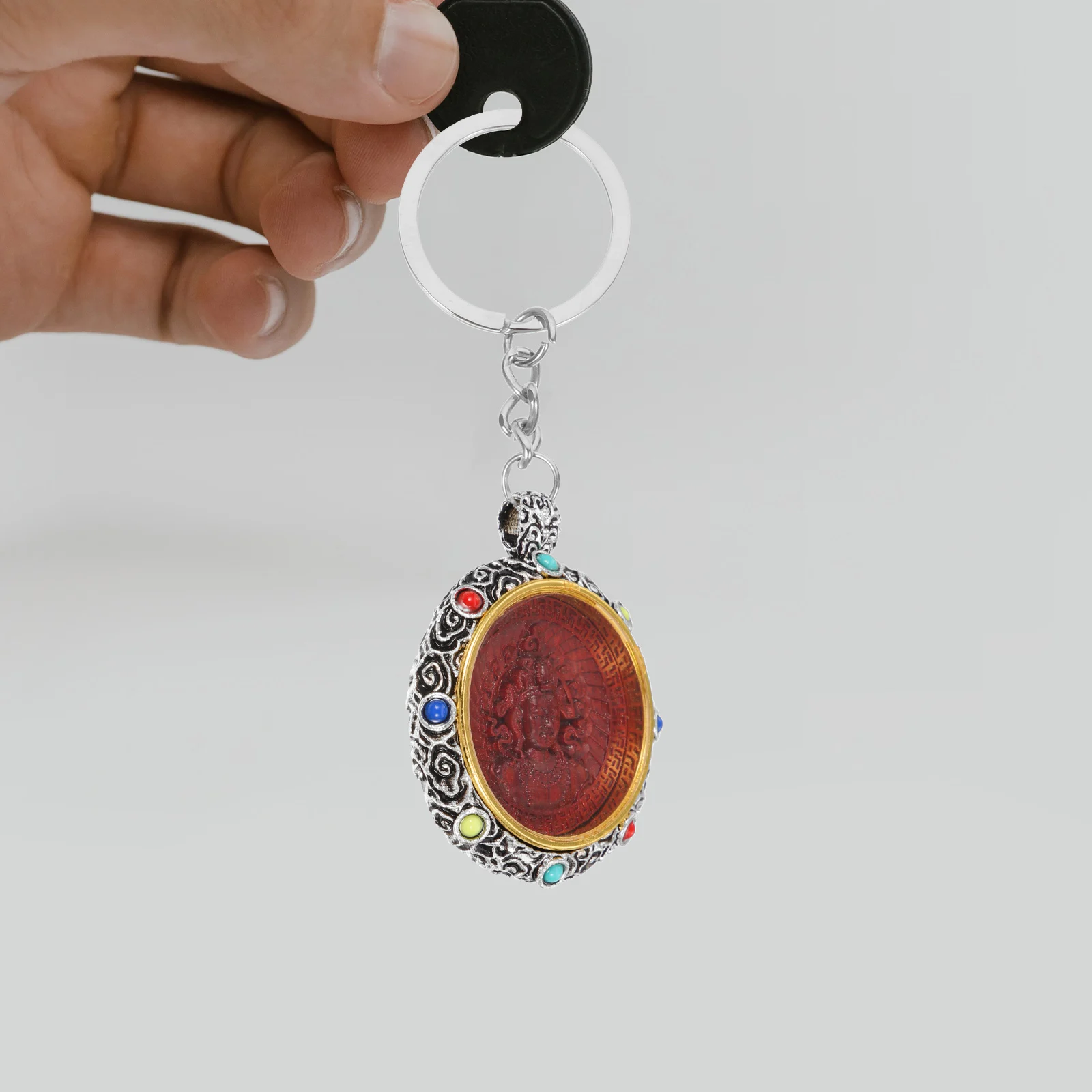 

Sandalwood Pendant Necklace Charm Jewelry Making Tibetan Buddha Beads Vintage Handmade Accessory Wooden Craft Gift