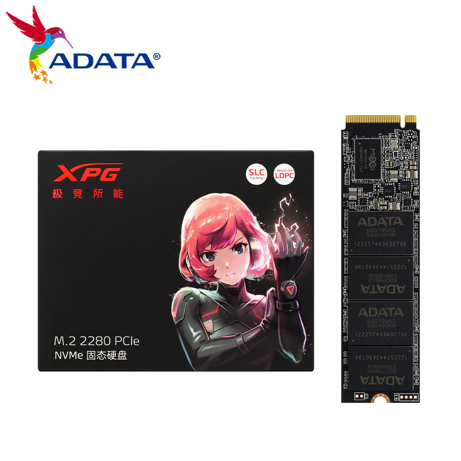 ADATA XPG GAMMIX S70Q 1TB 2TB PCIe Gen 4x4 M.2 SSD TLC Internal Solid State penyimpanan Disk untuk PS5/Laptop/Desktop