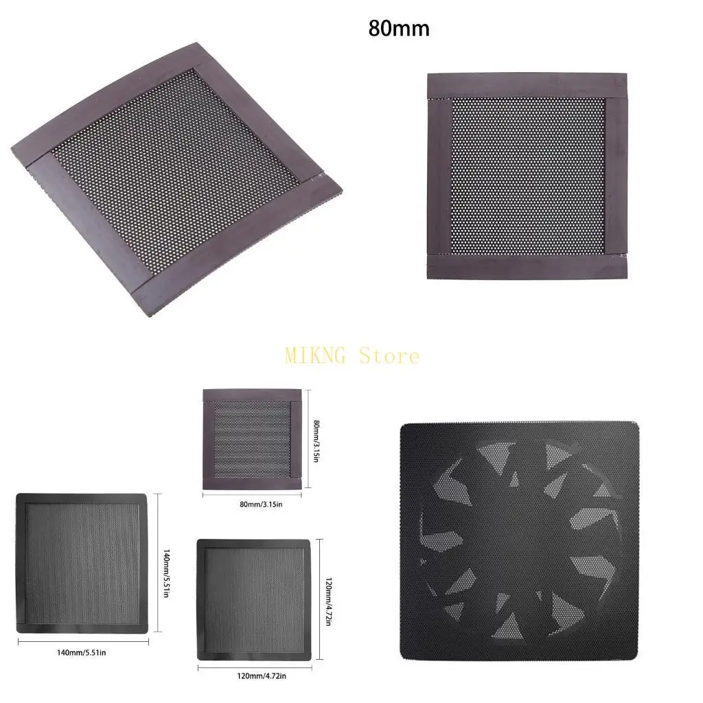 

Computer Chassis Fan Dust Filter Mesh PVC Computer PC for Case Fan Dust Proof Fi best sale