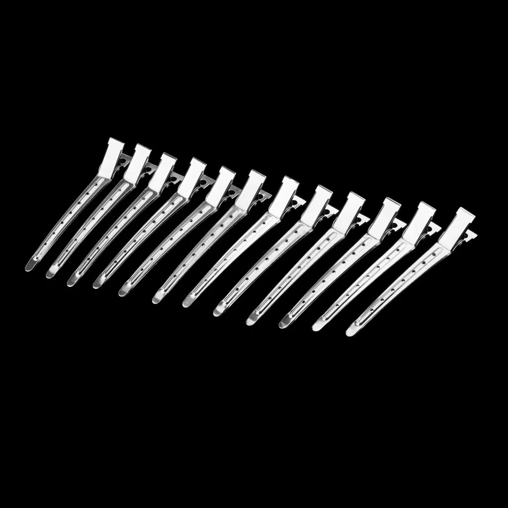 Hairdressing Section Clips Stainless Steel Hair Barrettes Bulk Styling Accessories for Women Girls for Salon and Home