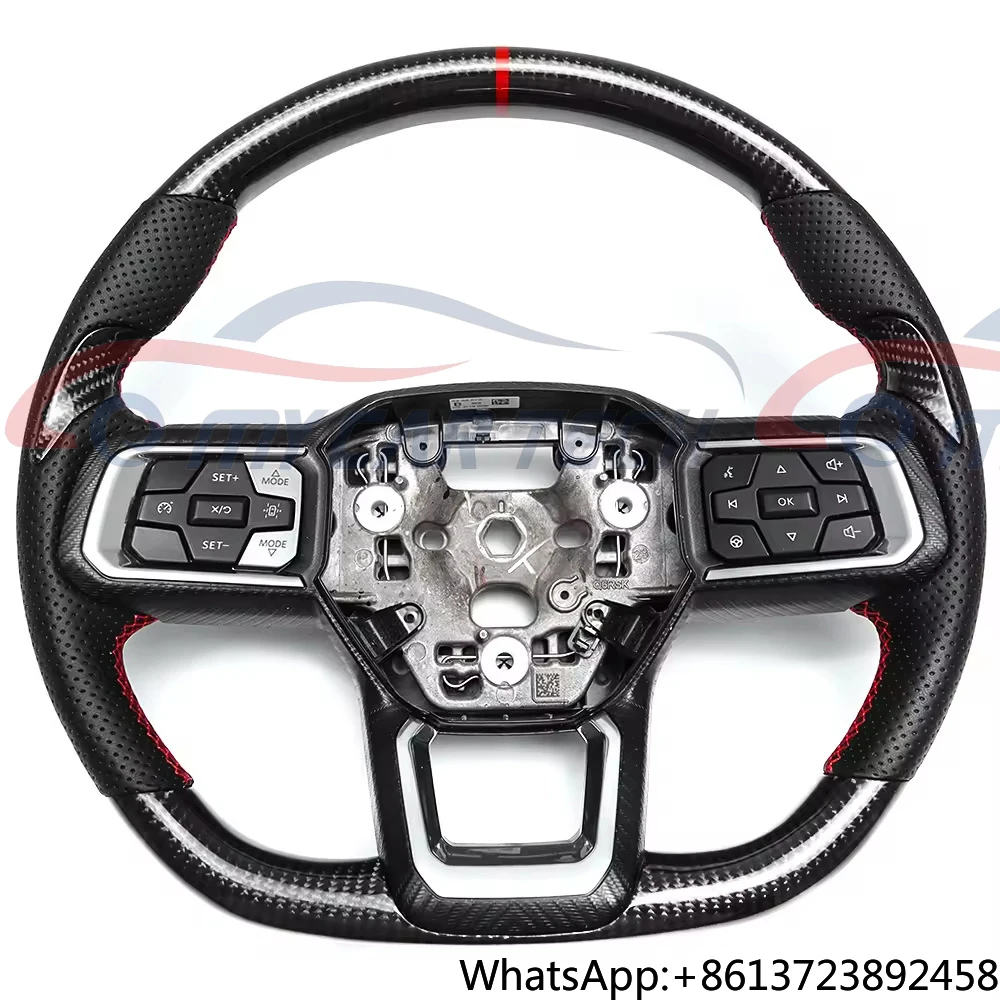 

Carbon Fiber Steering Wheel Fit for Ford Mustang 2Dark Horse S650