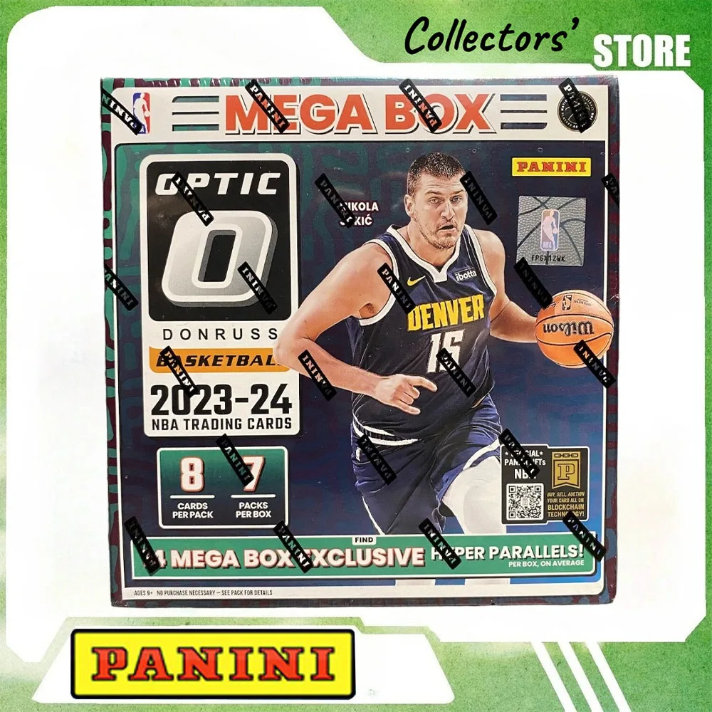 Panini 2023-2024 Donruss Optic Court Sports Trading Cards Mega Box Factory Sealed Exclusive Parallel Hobby Fan Collectible Gift